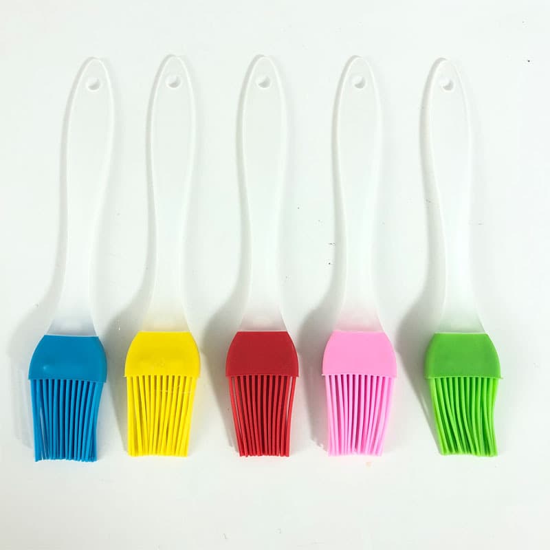 Silicone brush for baking, high-temperature resistant, no shedding, oil brush for home use, pancake brush, barbecue and skewer oil brush