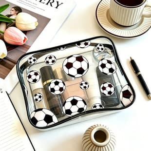 PVC Waterproof Thickened Shower Swimming Storage Large Capacity Travel Toiletry Fitness Portable Cosmetic Bag with Custom Logo