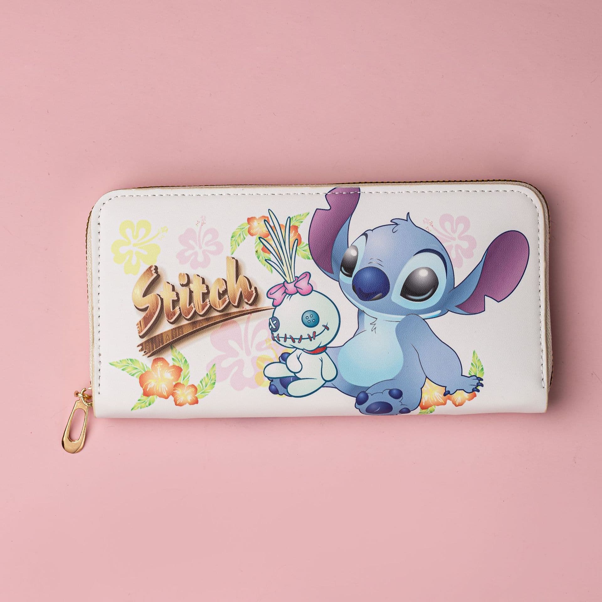 Cute Steedie Cartoon Coin Purse with Zipper PU Leather Storage Card Wallet Unisex Street Style Trendy Chain Element Breathable Waterproof