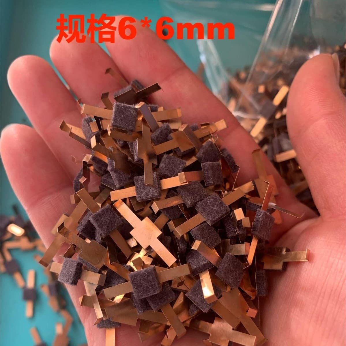 Brand new magnetic tape pressing pads, magnetic tape felt pads, magnetic tape accessories, magnetic tape pressing pads, large 6*6 and small 4*6 sizes.