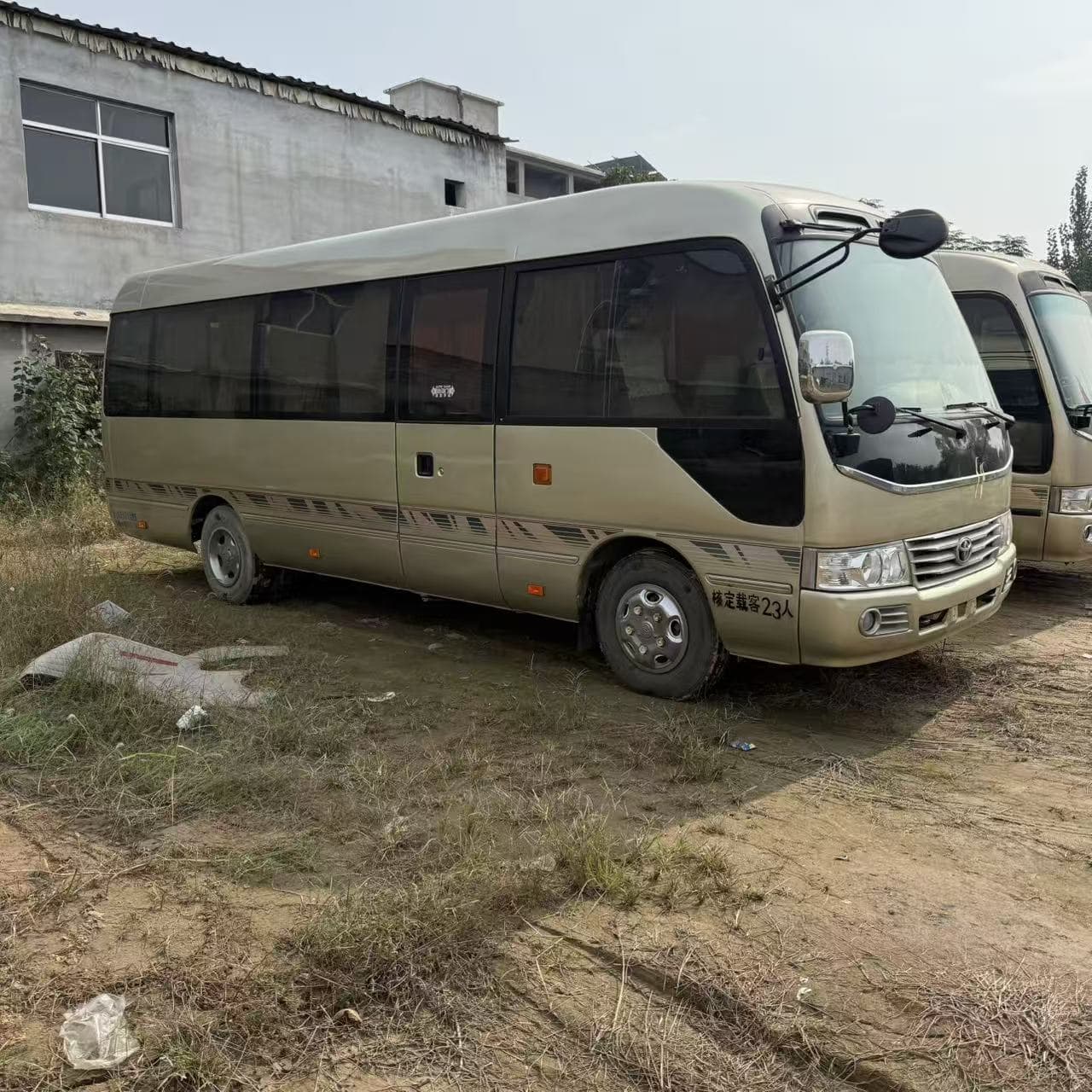 Cross-border Foreign Trade Export Premium 13-23 Seats Addable Seats Coaster Business Vehicle Minibus Medium Luxury