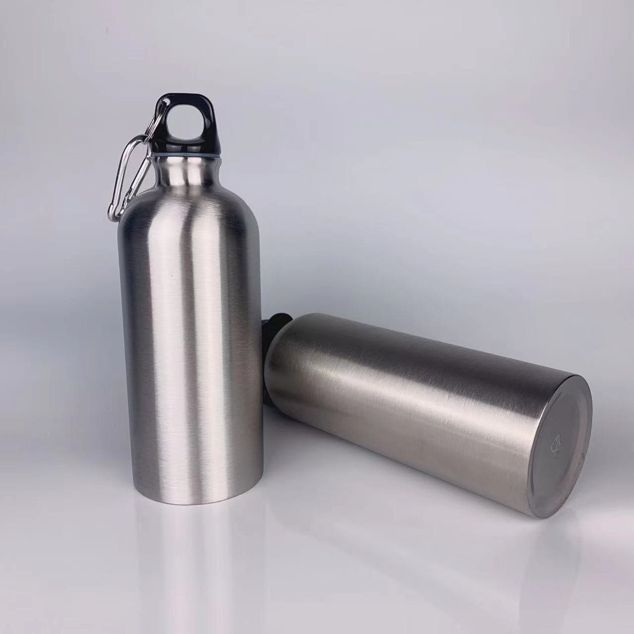 Food Grade Single Layer Stainless Steel Water Cup Outdoor Large Mouth Sports Water Bottle All Steel Flask Sealed Cup Water Bottle