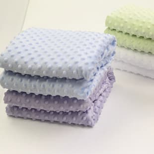 Bubble Velvet Double-Layer Blanket Baby Blanket Infant Bean Velvet Wrap Blanket Car Blanket Bubble Blanket Wrap-Style Ultra Soft