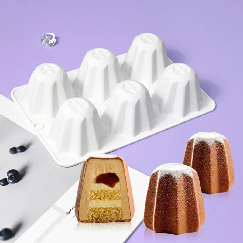 Cross-border FCM Star Anise Chrysanthemum Chocolate Silicone Mold Pandoro Mousse Cake Mold DIY Baking Tools
