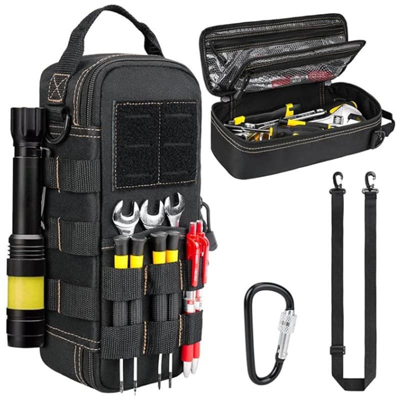 In-Stock Portable Compact Tool Bag Heavy-Duty Tool Organizer Tactical Tool Pouch for Electricians and Technicians