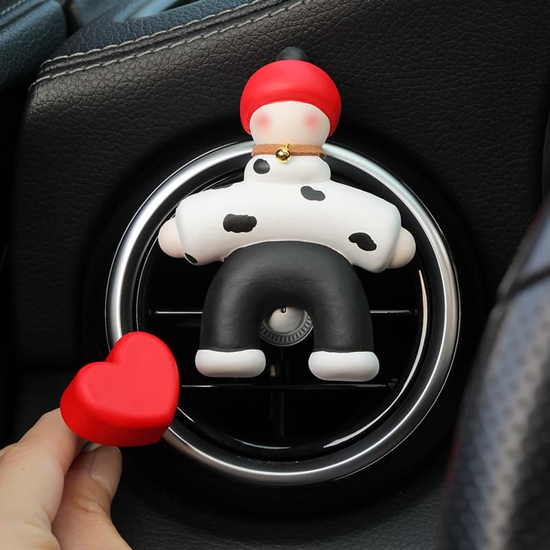 2024 New Creative Car Aromatherapy Air Freshener Vent Clip Diffuser Stone Decorative Ornament for Women