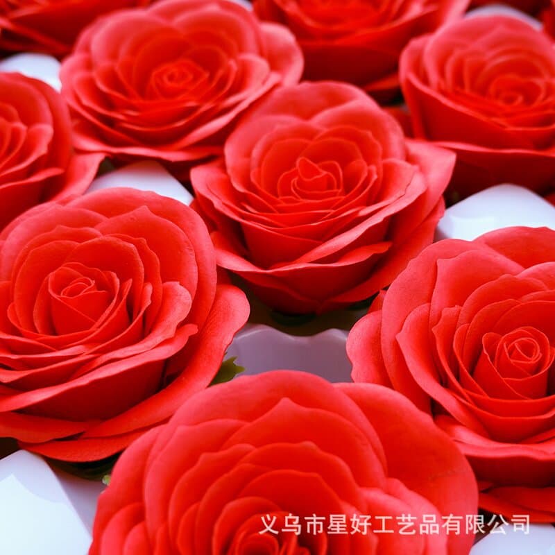Soap flower awakening rose seven-layer flower head manufacturer wholesale eternal flower soap flower gift box Valentine's Day bouquet gift
