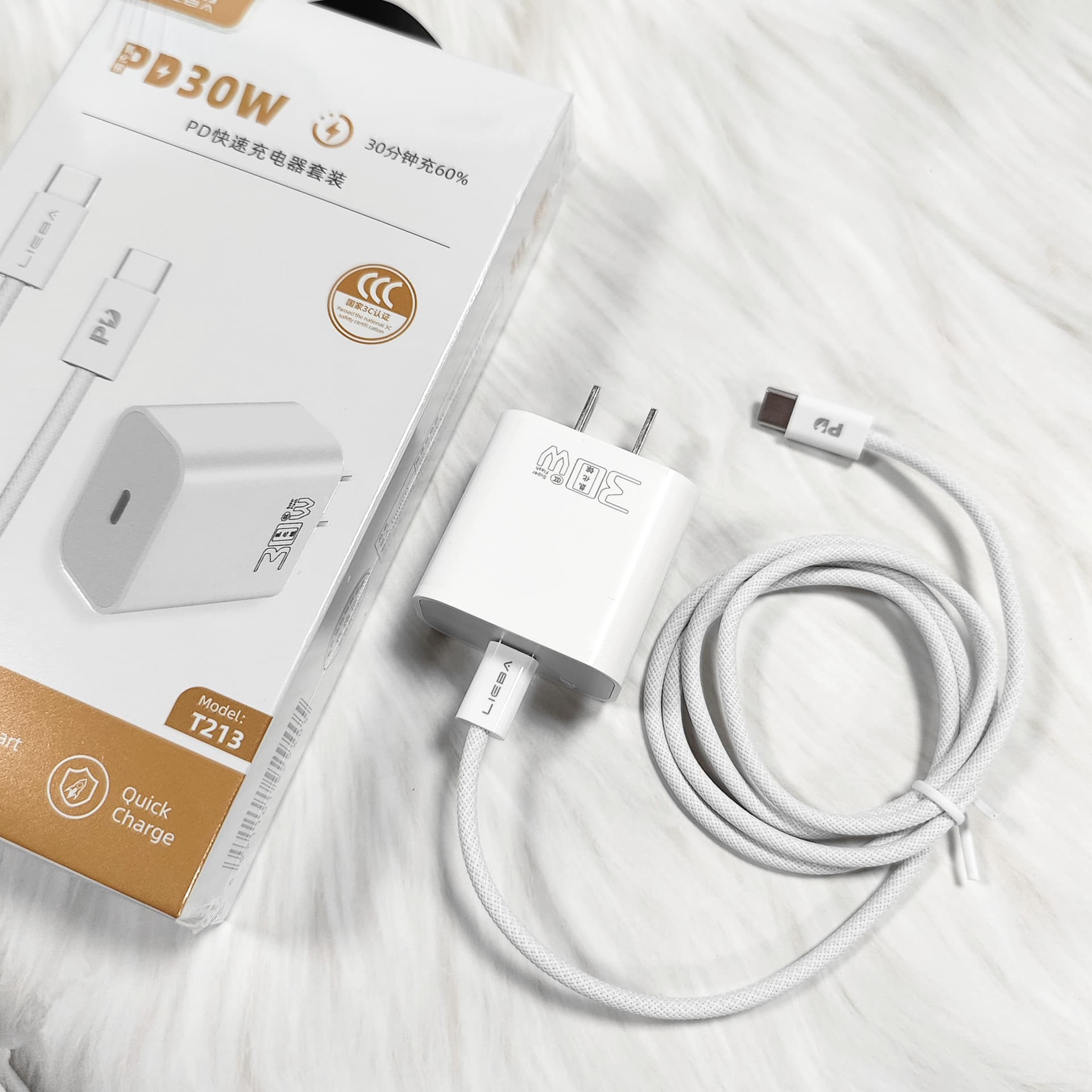 Data Cable Android 2A Fast Charging Phone PD 20W Fast Charging Cable USB Apple 30W Charging Cable Type-C