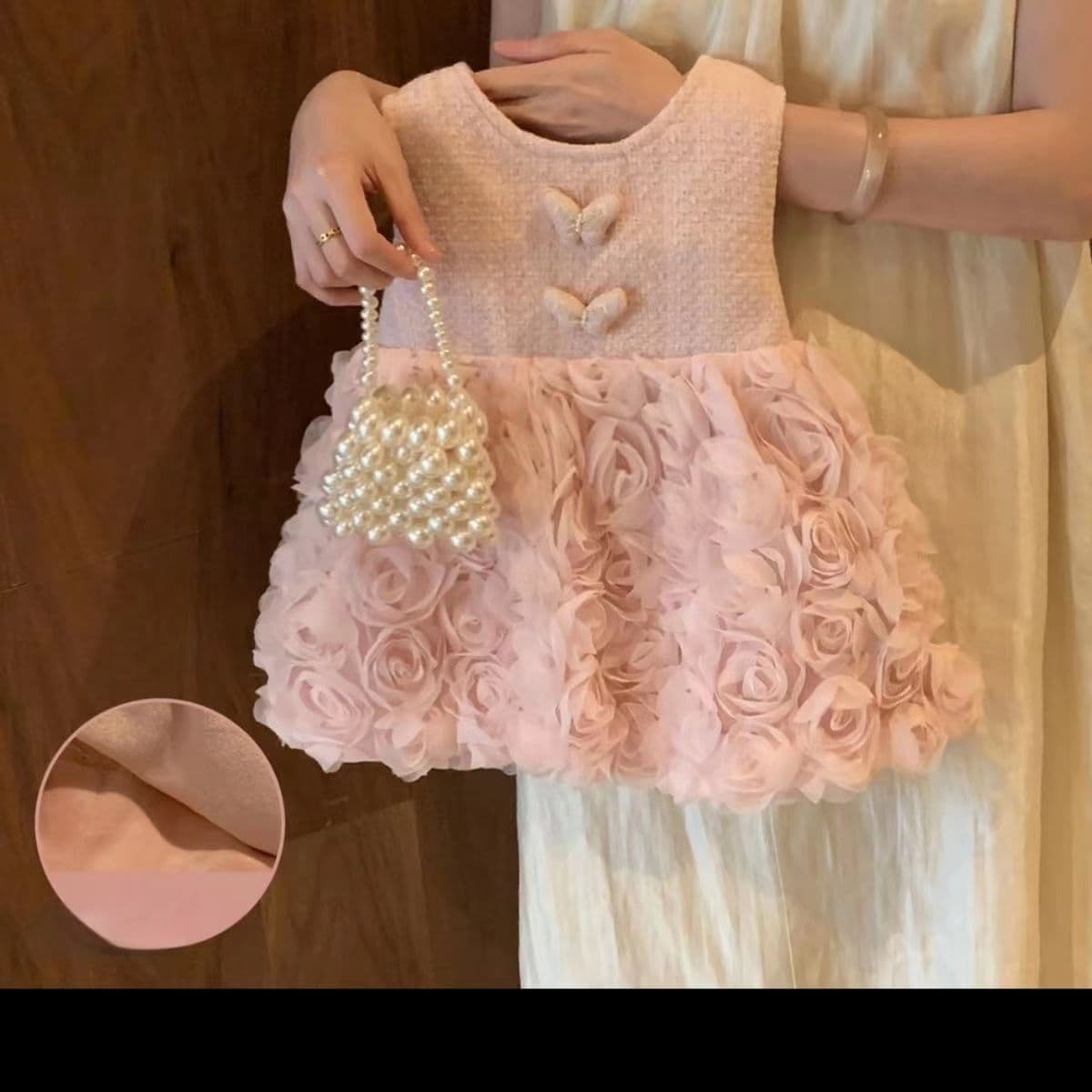 Girls Princess Dress Winter Vest Dress 2025 New Birthday Party Dress Toddler Baby Velvet Lined Fashionable Dress