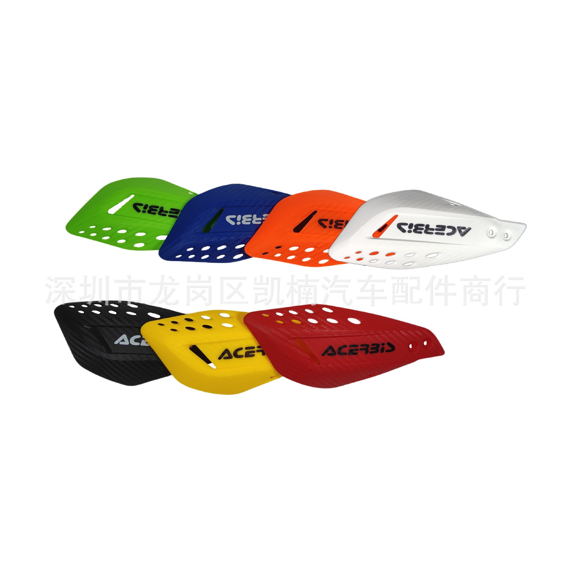 Carbon Fiber Handguard Printed Off-Road Hollow Anti-Fall Protector Wind and Sand Guard Motorcycle Modification Accessories Cross-Border Hot Sale