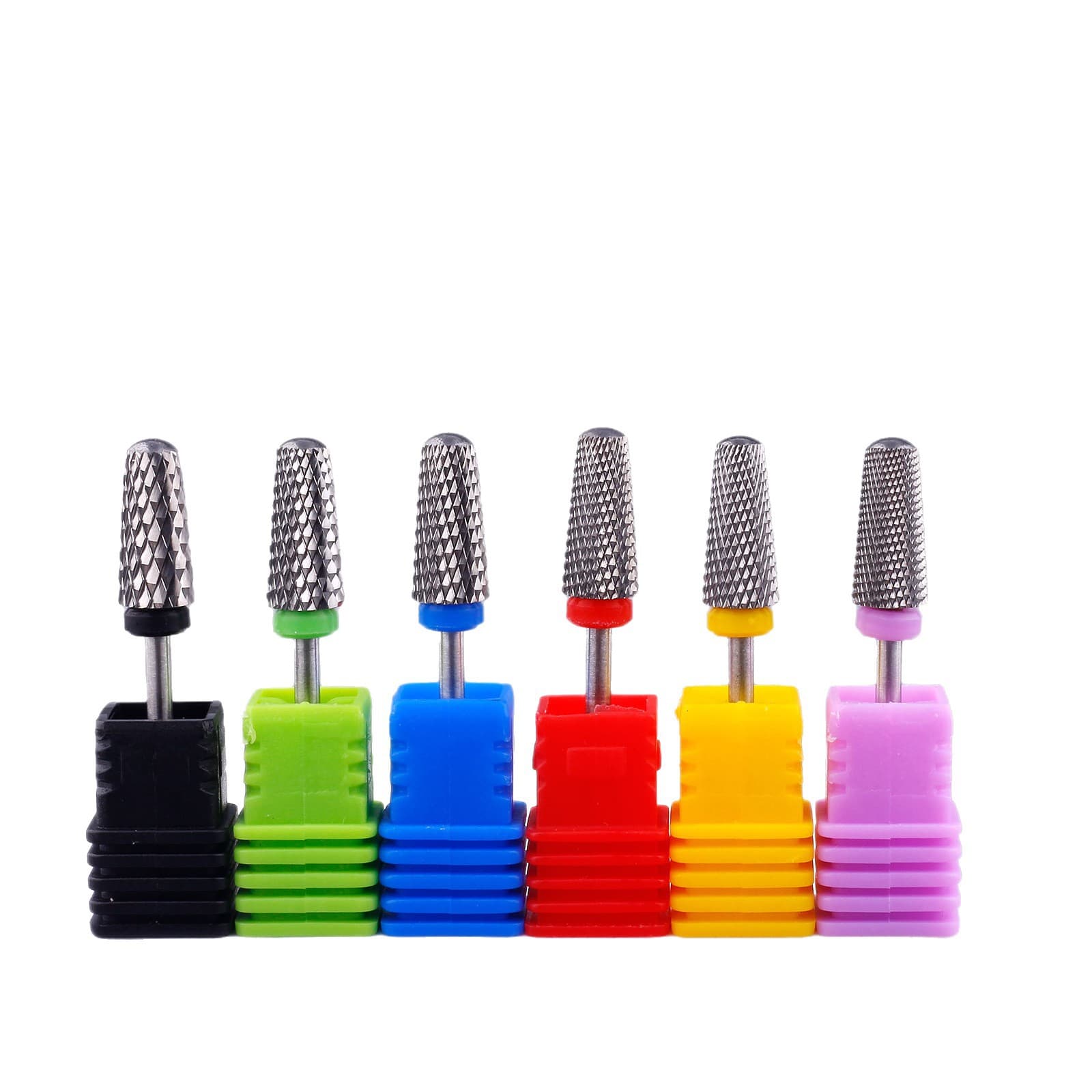 Nail Tungsten Carbide Drill Bit Tapered Round Head All-Purpose Cuticle Removal and Nail Filing Tool
