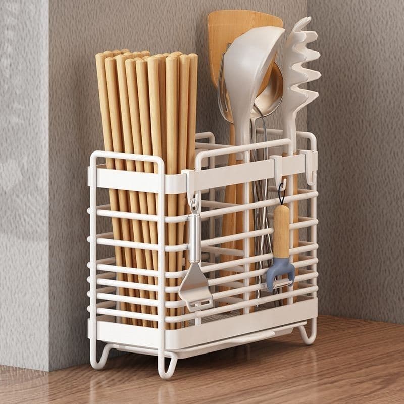 Wall-Mounted All-in-One Chopstick Storage Box Kitchen Organizer, No Installation Required, Chaozhou Other None