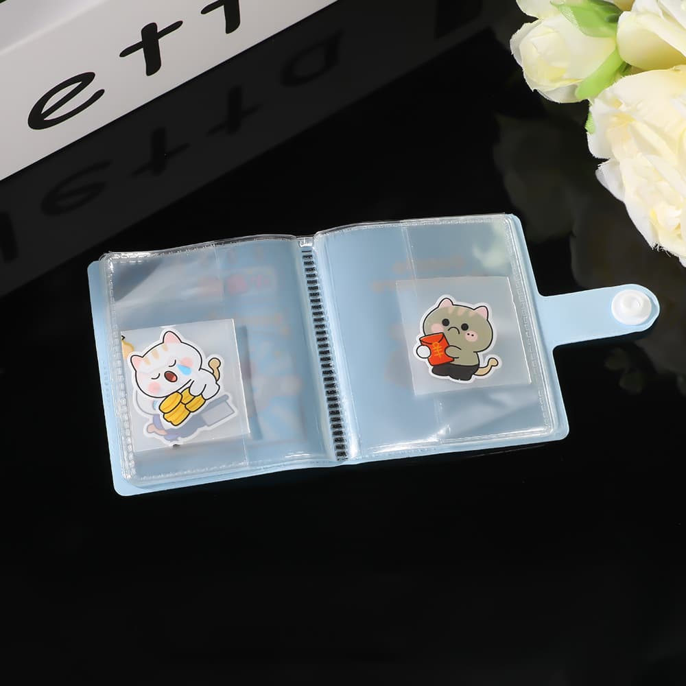 Custom Factory New Creative Cartoon Password Book Plastic Protective Sleeve Student Storage Sealed Dustproof Plastic Film