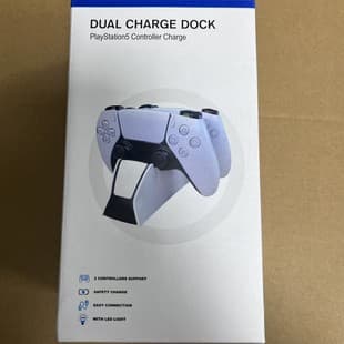 PS5 Controller Charging Station Dual Charger Stand for Elite Controller PS5 Game Accessories