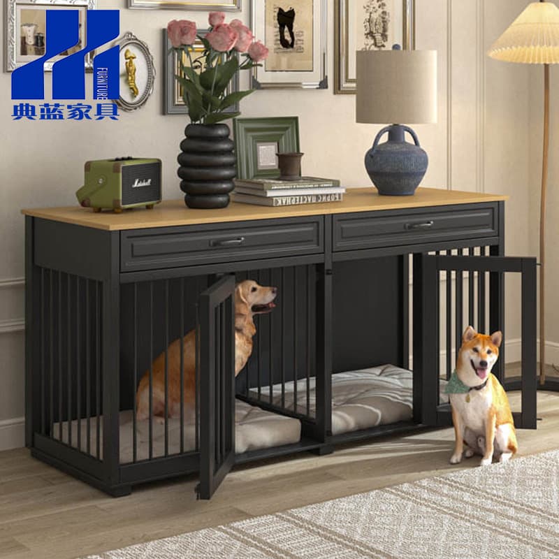 Dog House, Amazon Cross-Border Export Bestseller Panel Furniture, Modern Simple Pet Cabinet, Dog Cage