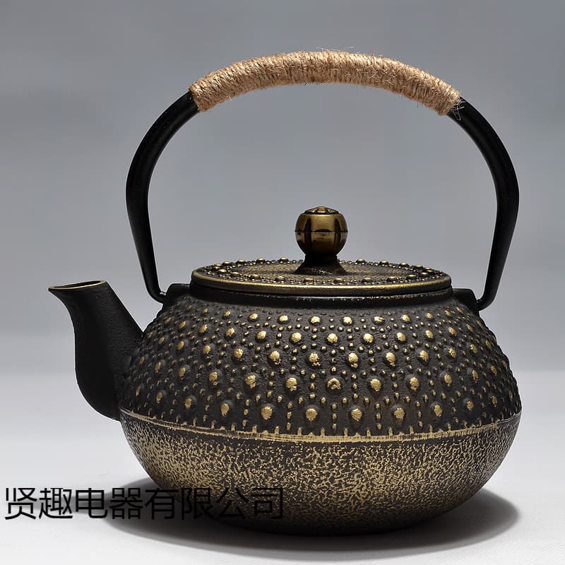 Factory Direct 0.9L Series Iron Kettle Japanese Craft Cast Iron Teapot Tea Kettle Water Boiler Bulk Discount