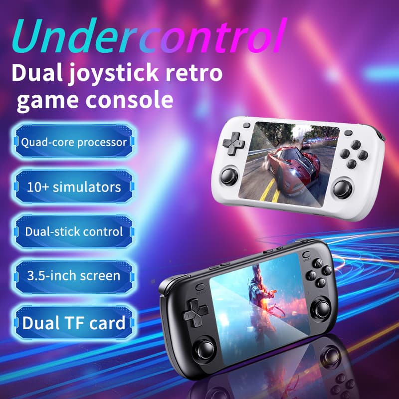Cross-border new H36S game console 3.5-inch IPS high-definition screen GBA God of War handheld game console retro PSP arcade