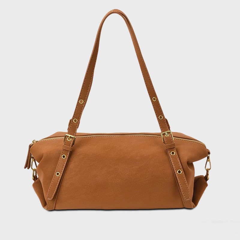 New Trendy Retro Underarm Bag for Women, Fashionable Large Capacity Boston Bag, Simple and Popular Shoulder Bag, Tote Bag for Women