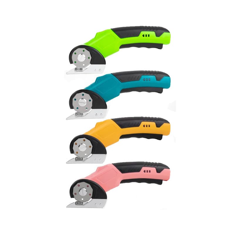Custom Electric Scissors Lithium Battery Cloth Cutting Machine Fabric Electric Shear Clothing Leather Carpet Tailor Round Knife Cutting Machine