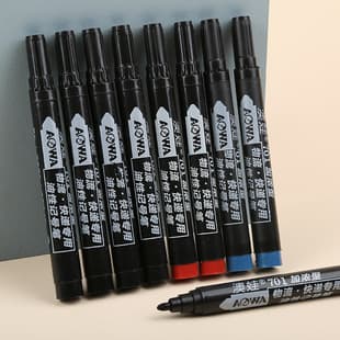 701 Extra-Strength Oil-Based Broad Tip Marker, Non-Fading, Non-Removable, Large Capacity, Factory Direct Wholesale