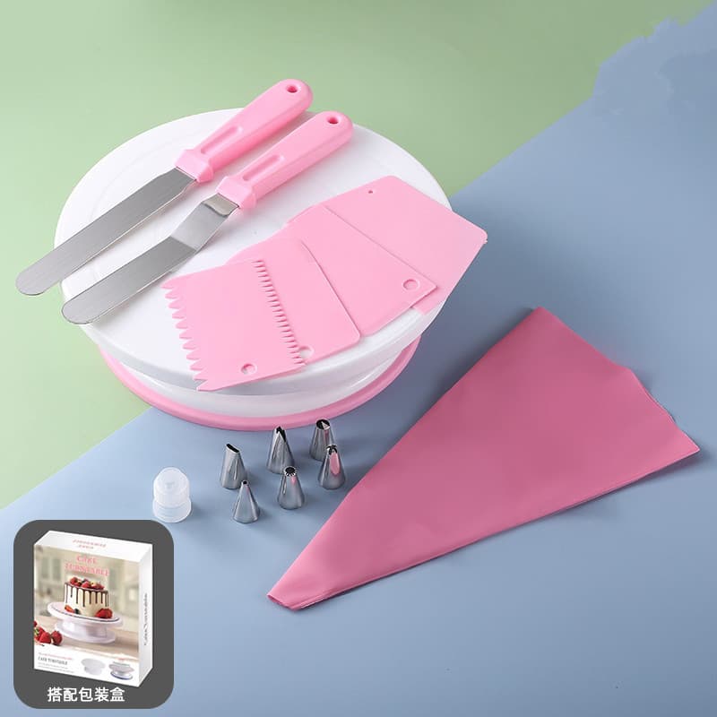 Decorating turntable cake turntable decorating table rotating table cake making tool set birthday baking home set