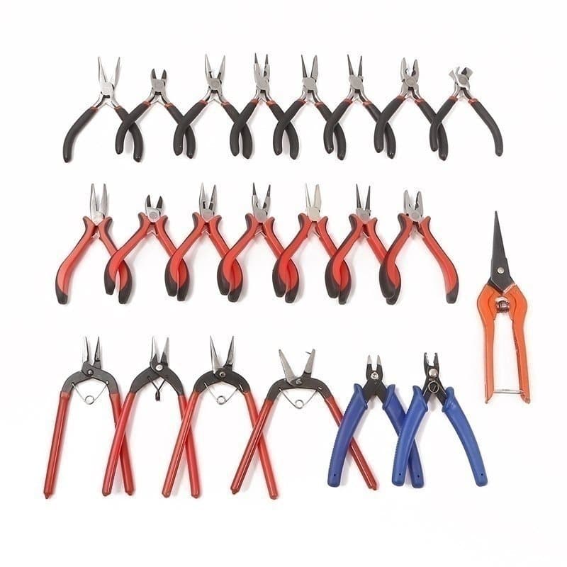 Multifunctional DIY Pliers Set - Diagonal Cutting Pliers, Long Nose Pliers, Wire Cutters, Bent Nose Pliers, Jewelry Pliers
