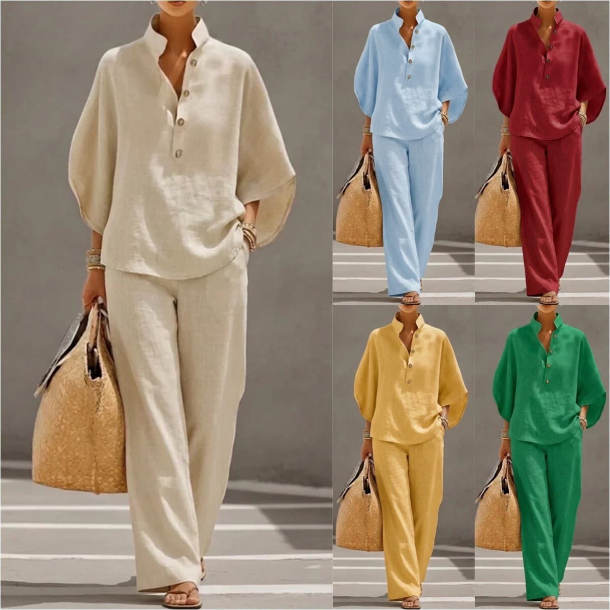New Export Women's Casual Suit 2026 Urban Commute Independent Station Women's Clothing AliExpress Amazon