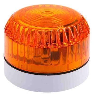 Eaton 531027FULL-0876 Flash 9 → 60 v DC Amber Lens White Housing