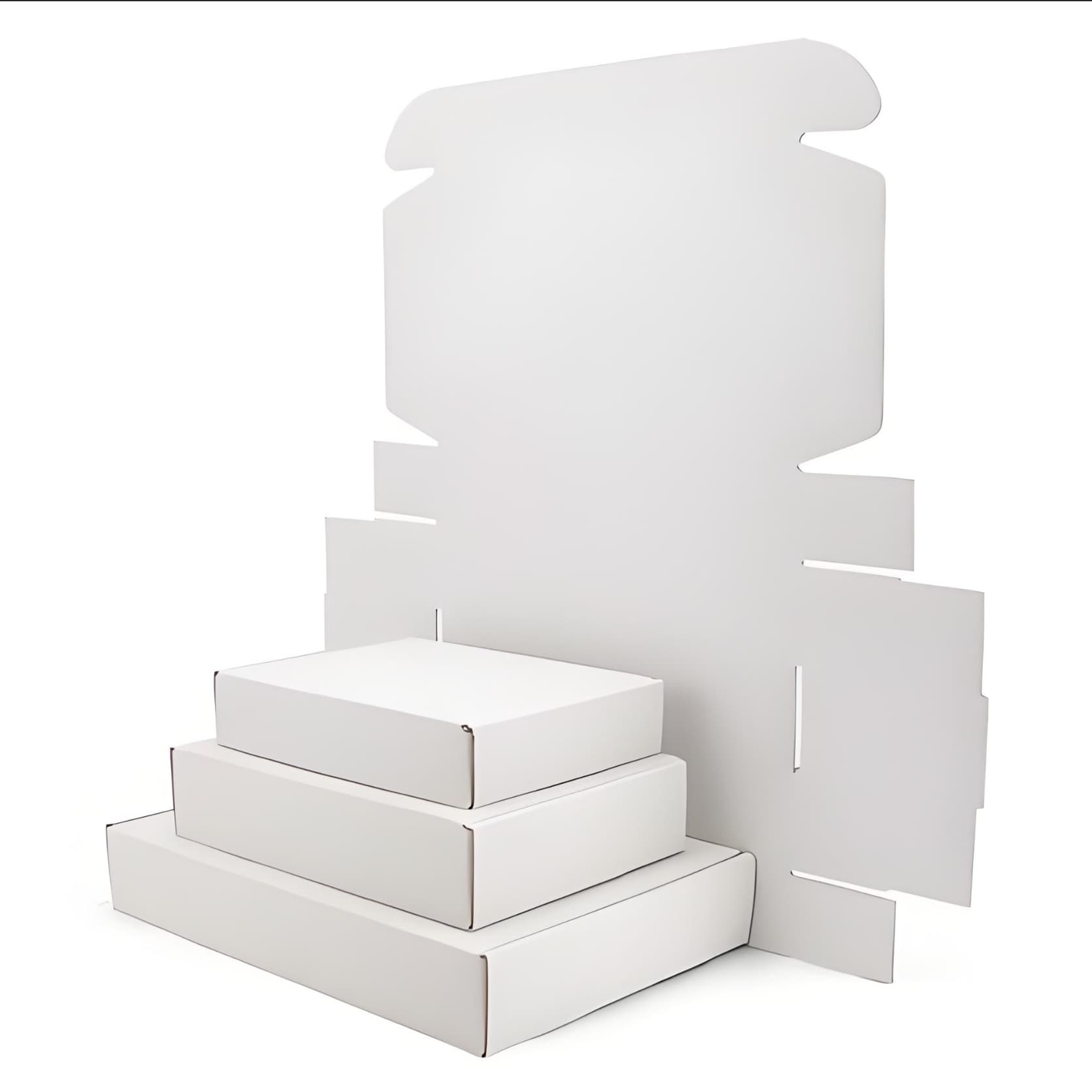 Direct from Factory White Airplane Box Extra Hard Express Shipping Carton Packaging Box Rectangular Cardboard Box Custom Wholesale
