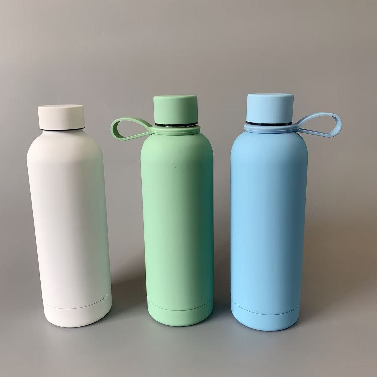 Hot selling cross-border American stainless steel small mouth bottle outdoor sports small mouth cup car portable 304 single layer small mouth bottle
