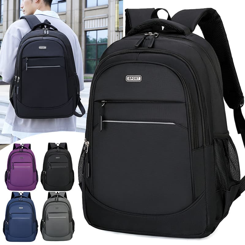 Men's large-capacity backpack outdoor leisure large-capacity travel backpack outdoor Oxford cloth business computer backpack