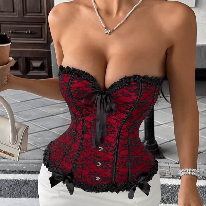 Cross-border palace shapewear, mesh fishbone bra, waist corset and tummy control corset