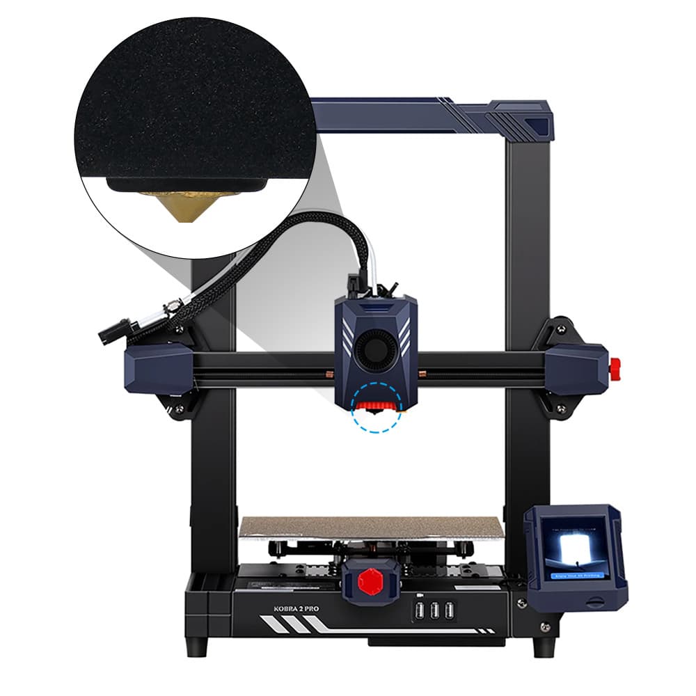 Anycubic Kobra 2/2 Pro Print Head Brass Nozzle Extruder Hotend Kit
