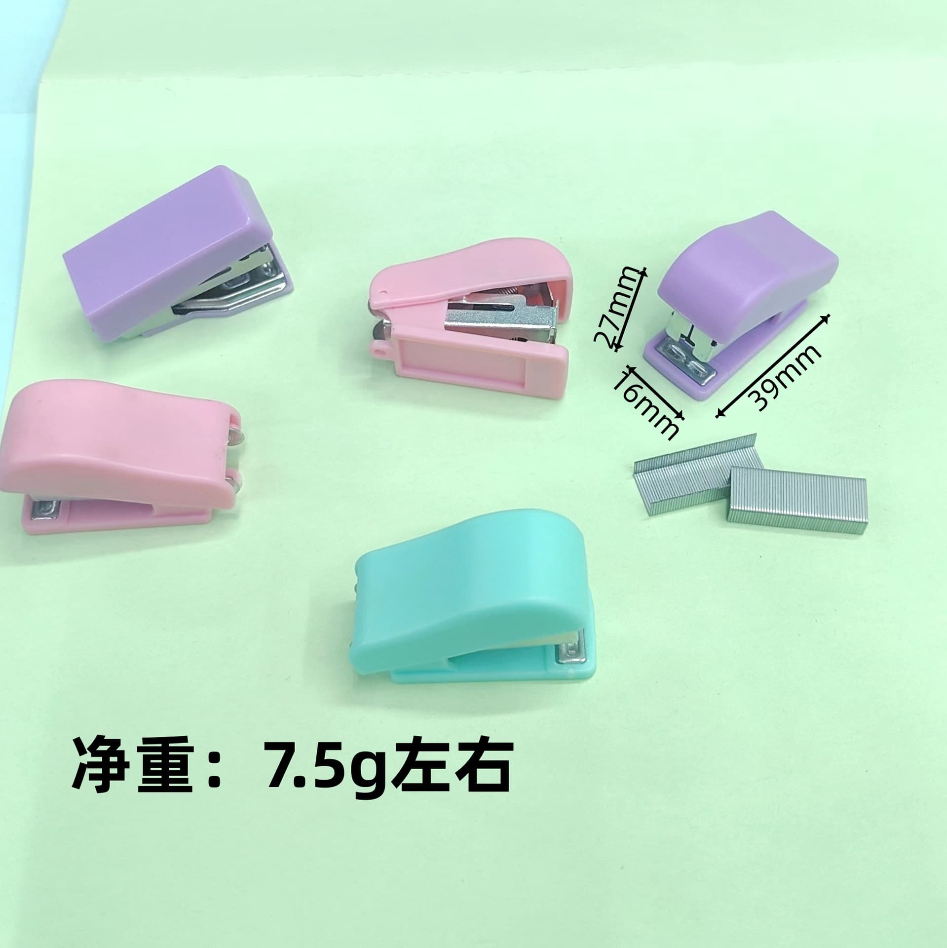 No. 12 Colorful Staples 26/6 Stapler Blue Red Black Staples Document Binding Electroplated Creative Staples