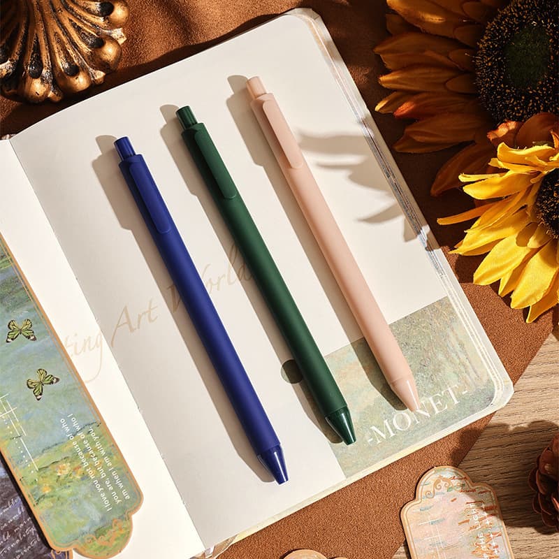 Vintage Oil Painting Notebook Set Gift Box Butterfly Journal Gift for Primary School Students Learning Supplies