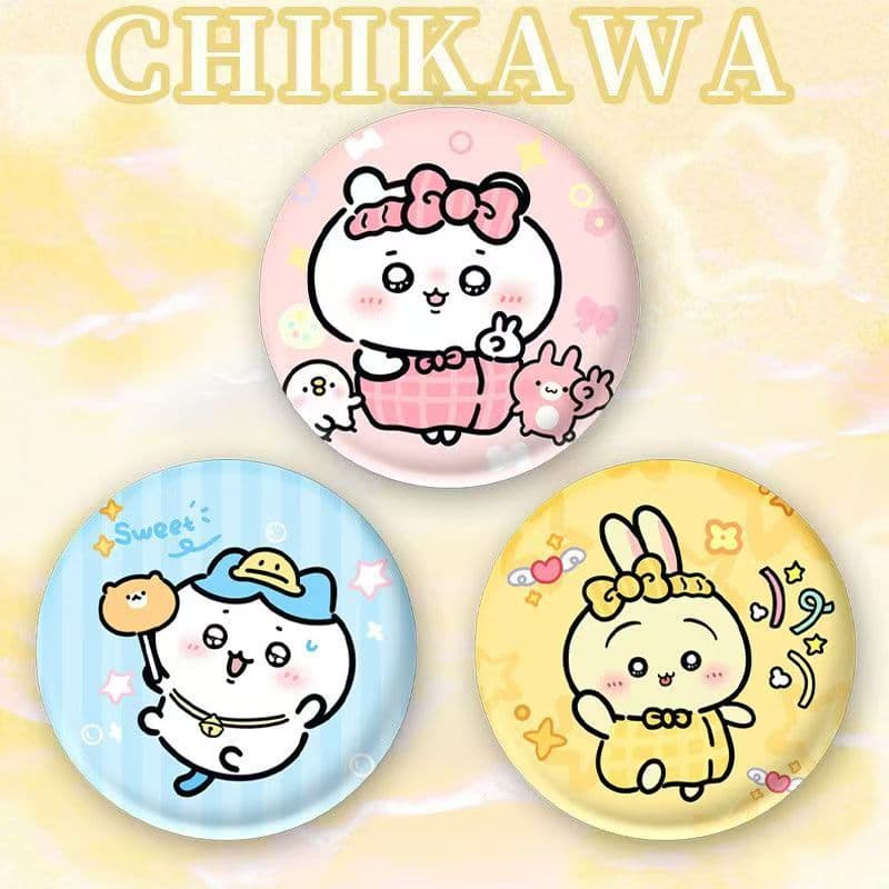 Jiyikawa animation bar student boutique badge millet tinplate peripheral badge decoration student cute