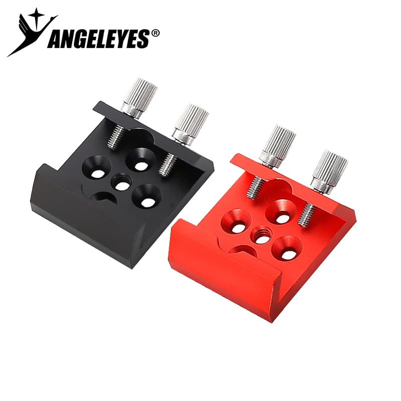 Xingyuan Flat Finder Scope Base Dovetail Slot Dovetail Plate 1/4 Thread Modified Metal Telescope Accessory