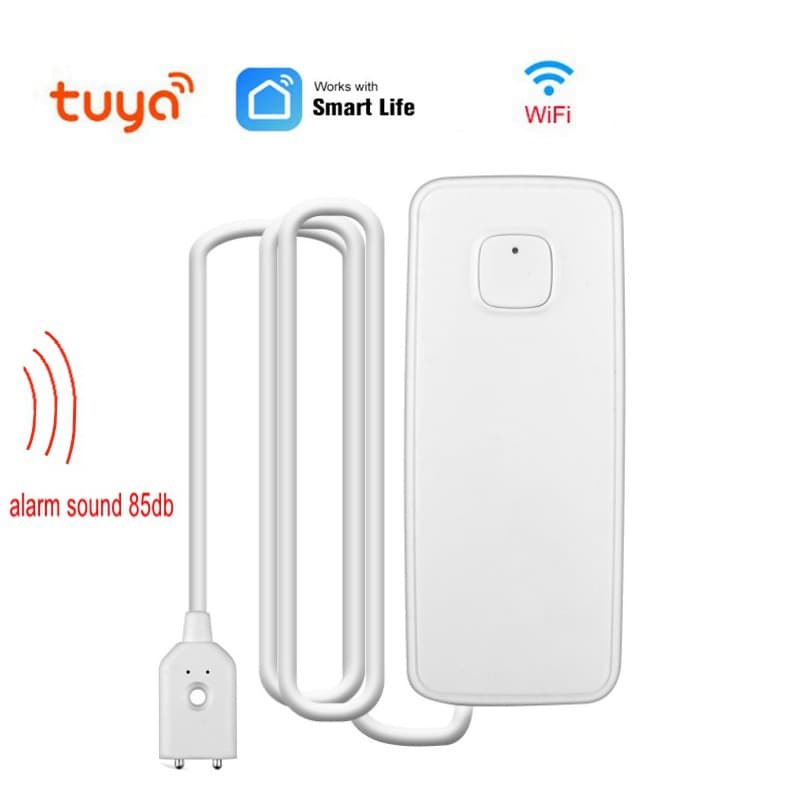 Tuya Smart Water Leak Sensor WiFi Leak Detector Tuya Smart Home Remote Water Level Alarm