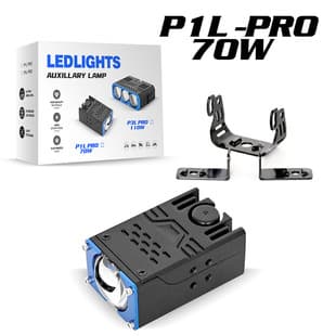 New P1LPRO Single Lens Solenoid Valve Bi-Lens Hi/Lo Beam Universal Waterproof for Motorcycles, Cars, and Electric Vehicles