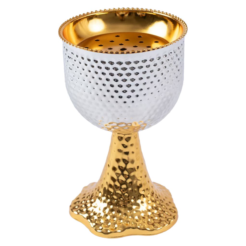 Manufacturer's new wholesale metal Arabic style desktop plug-in aromatherapy stove Metal incense burner