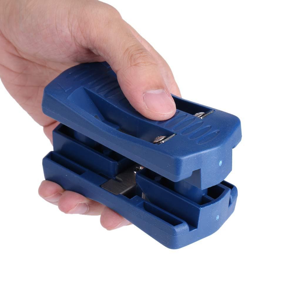 Mini woodworking manual edge trimming tool for plastic PVC plywood board edge banding beveling trimmer