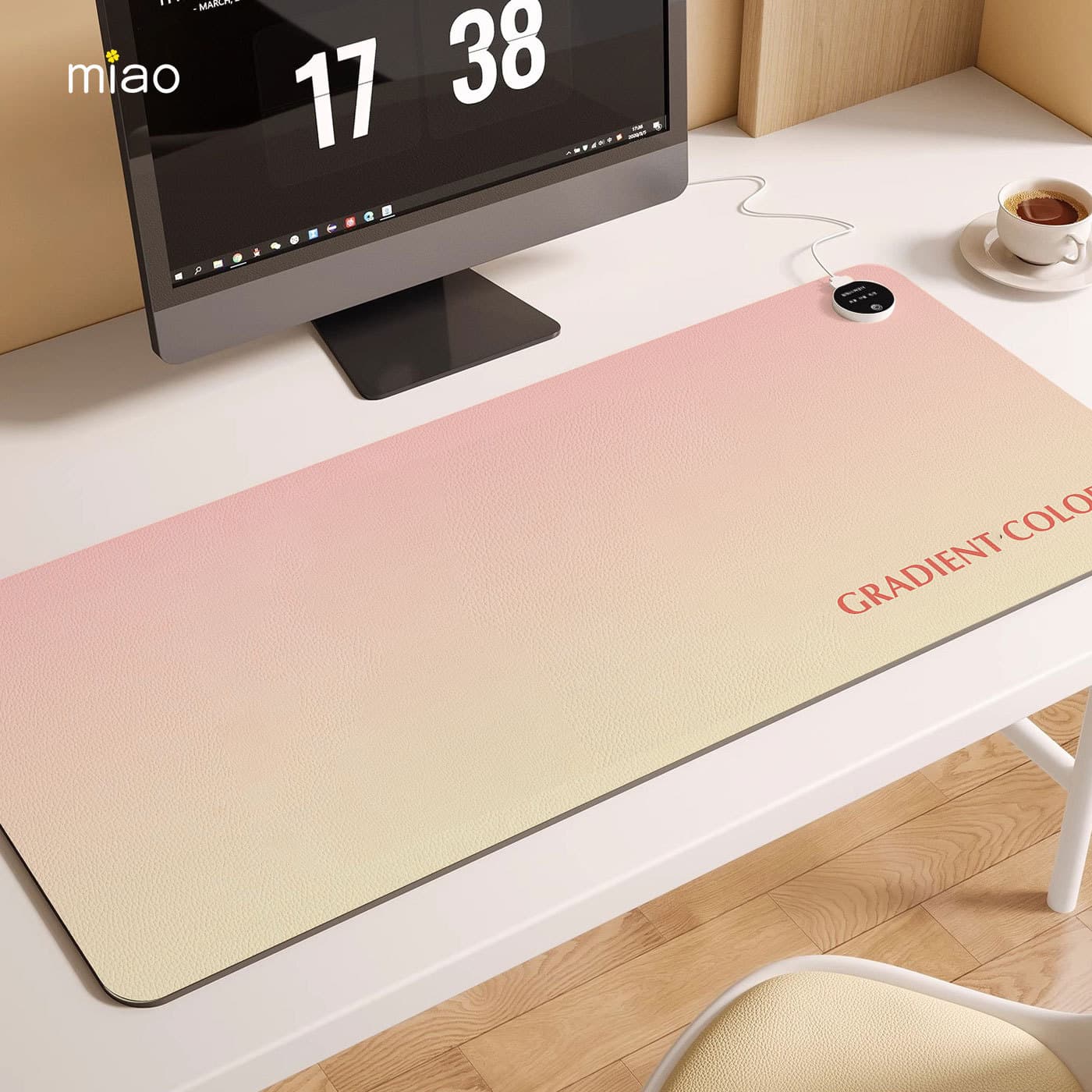 Heating Pad for Study and Office, Waterproof and Stain-Resistant Winter Hand Warmer, Computer Desk Heating Warm Desk Mat