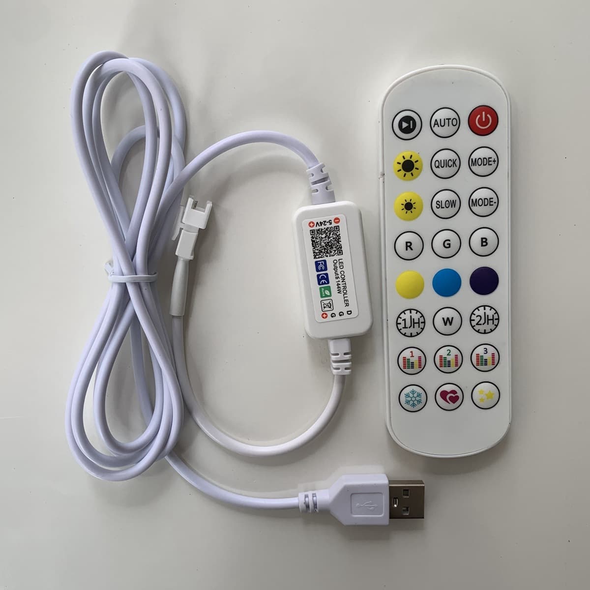 Mini RGB Music Controller with Bluetooth App Control, Smart LED Controller
