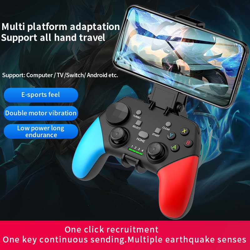 SWITCHPRO Wireless Bluetooth 2.4G TV PS4 Steam PC Android iOS Game Controller
