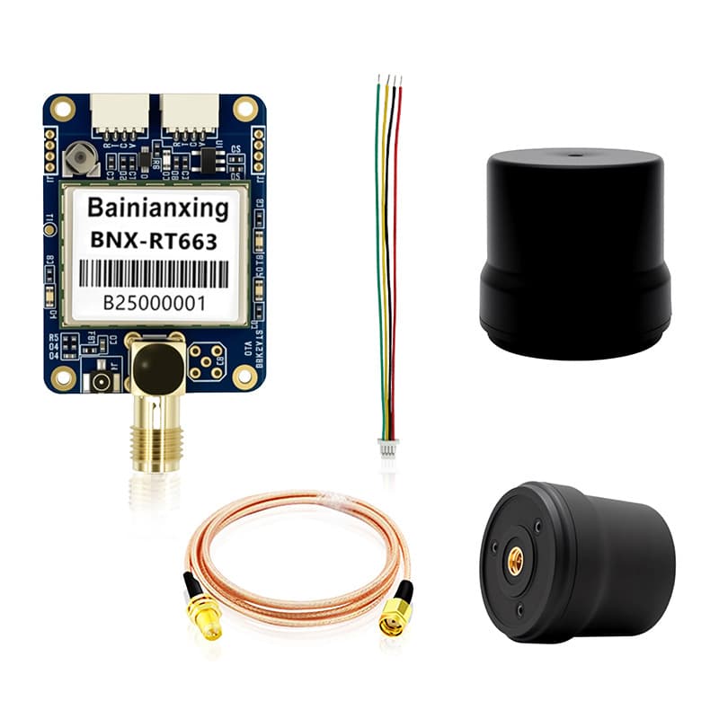 RTK High Precision Module GNSS Module Board BNX-RT663 GNSS Quadrifilar Helix Antenna B4QB2GGGB
