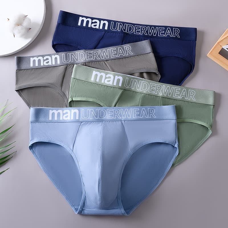 Men's Large Size Comfortable Breathable Underwear Shorts Mid-Waist Loose-Fit Boxers For Teenagers Student Underwear