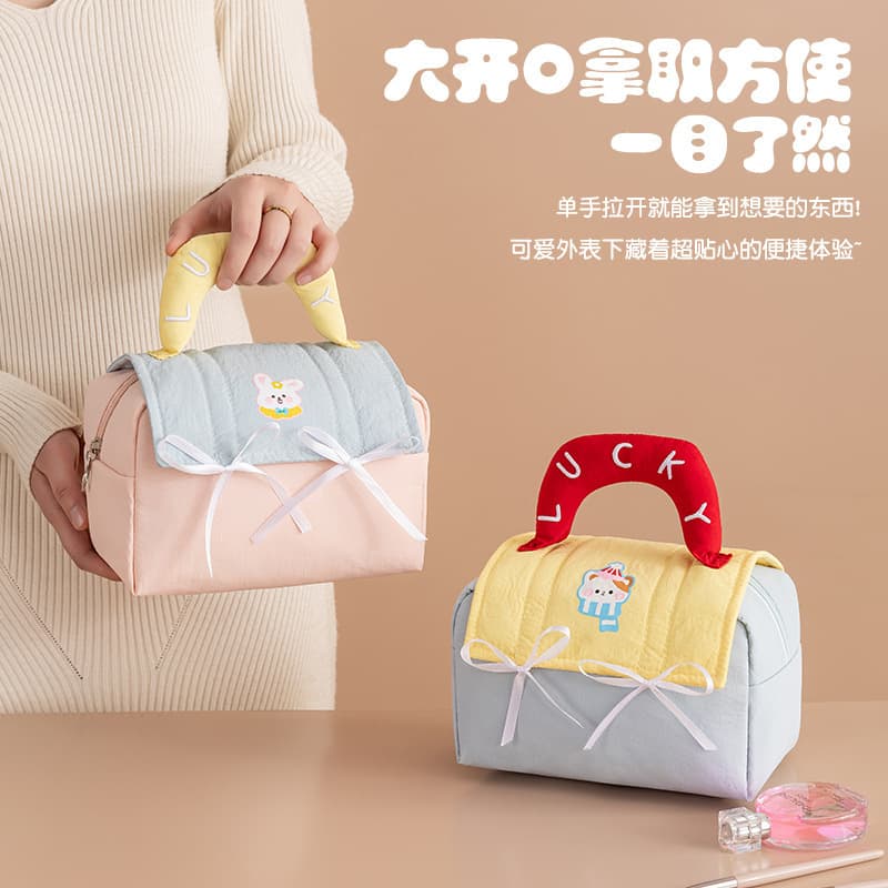 Cross-border Cute Little House Portable Cosmetic Bag Girls Souvenir Storage Bag Children's Birthday Gift Snack Pack