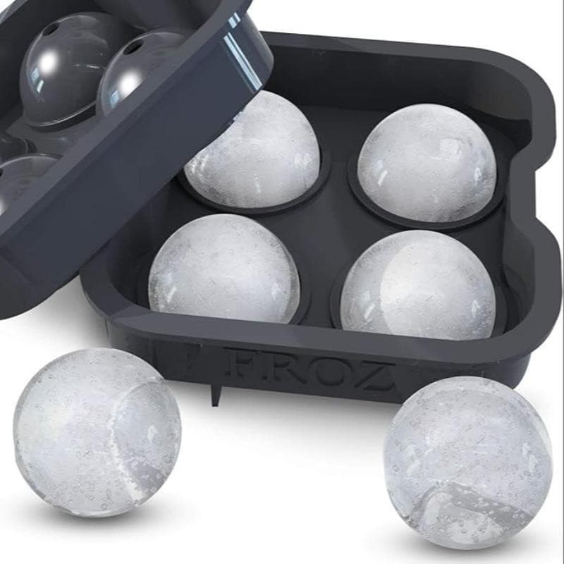 Silicone Ice Ball Mold Whiskey Round Large Ice Cube Tray Ice Making Tool Whiskey Ice Ball