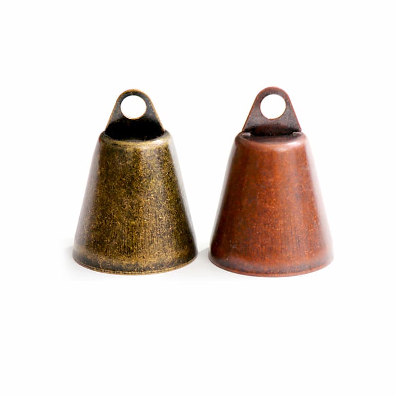 Christmas open trumpet bell metal bell bell Christmas decoration accessories pet bell retro iron bell