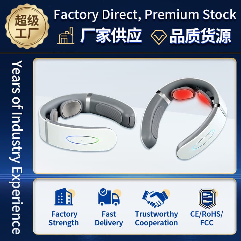 Neck and Shoulder Massager, Intelligent Electric Cervical Massager for Neck, Shoulders, and Waist, Kneading and Neck Care Massager